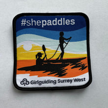 Load image into Gallery viewer, #shepaddles badge