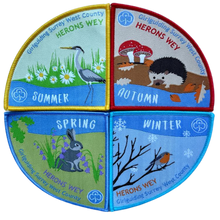 Load image into Gallery viewer, Herons Wey - Seasons badges