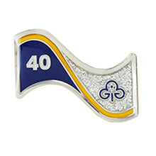Load image into Gallery viewer, 40 Year Long Service Brooch, Certificate &amp; gift box
