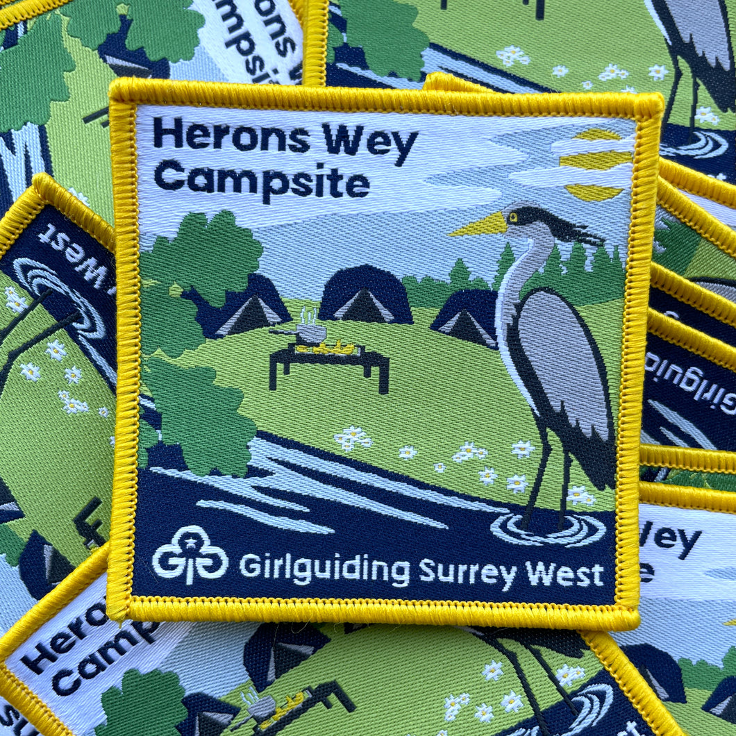 Herons Wey - Campsite badge