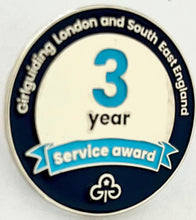 Load image into Gallery viewer, 3 Year Long Service Certificate, Badge &amp; Pin
