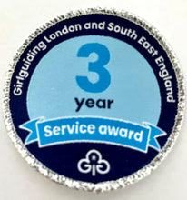 Load image into Gallery viewer, 3 Year Long Service Certificate, Badge &amp; Pin
