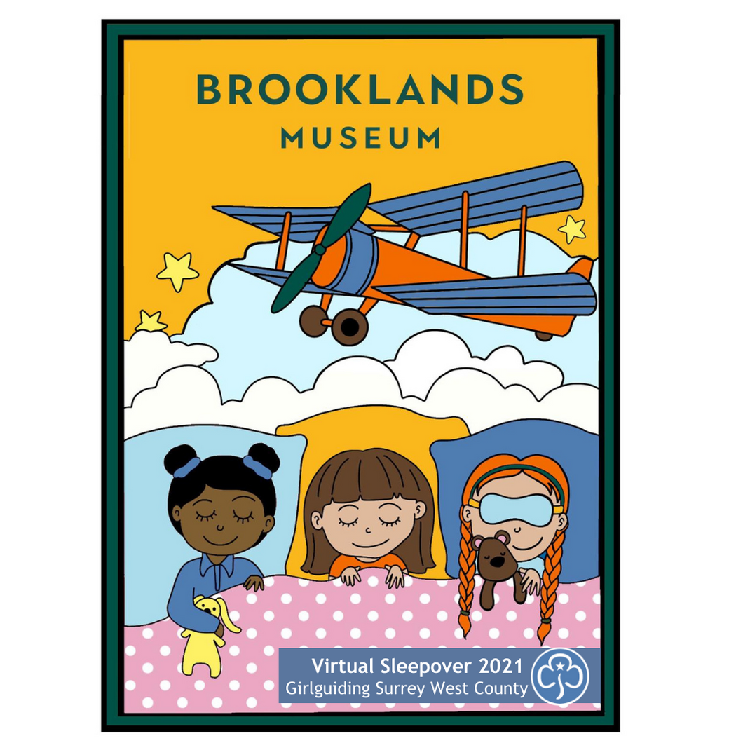 Brooklands Virtual Sleepover Badge